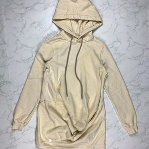 Rick Owens Superhuman Felpa Kangaroo Hoodie